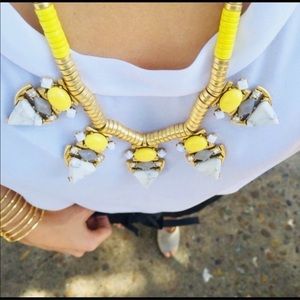 Stella & Dot Jewelry - Stella and dot grey and yellow necklace Stella & Dot Jewelry - Stella and dot grey and yellow necklace
